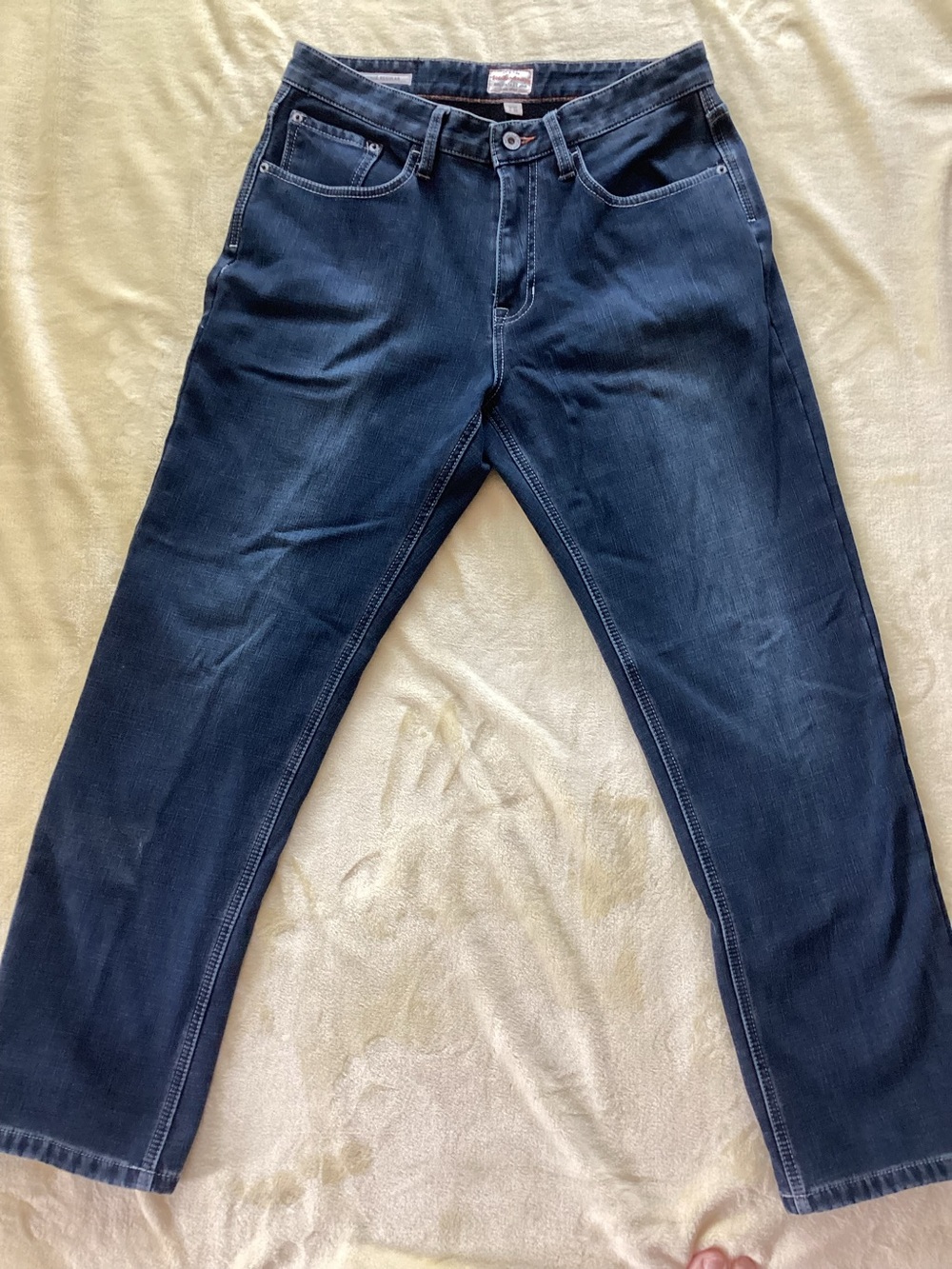 Weatherproof Men's Navy Straight Jeans